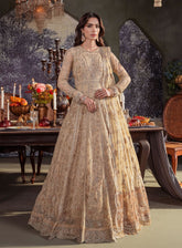 Heritage By Zarif Embroidered Net Suits Unstitched 3 Piece - ZF24HF ZHF-01 AVELINA